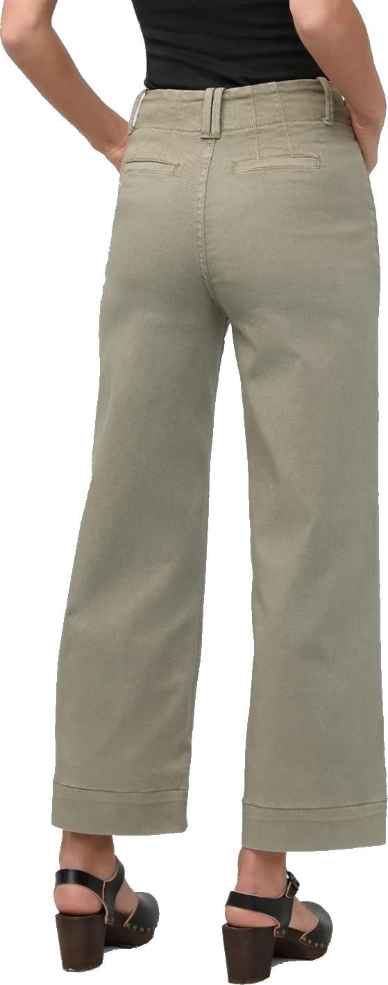 FlexTwill High-Rise Trousers, 30" Inseam - Womens - light olive 1