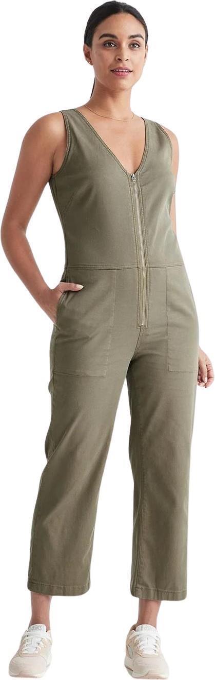 Live Free Jumpsuit - Womens - Olive 1
