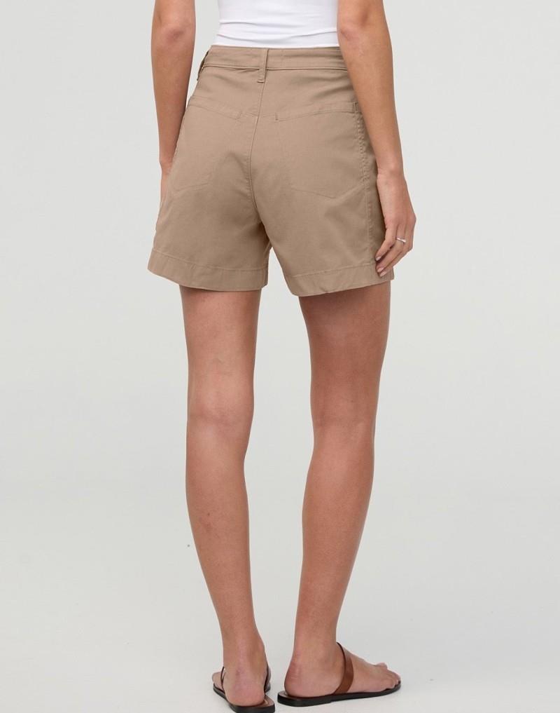 Live Lite High-Rise Shorts, 5" Inseam - Womens - desert tan 1