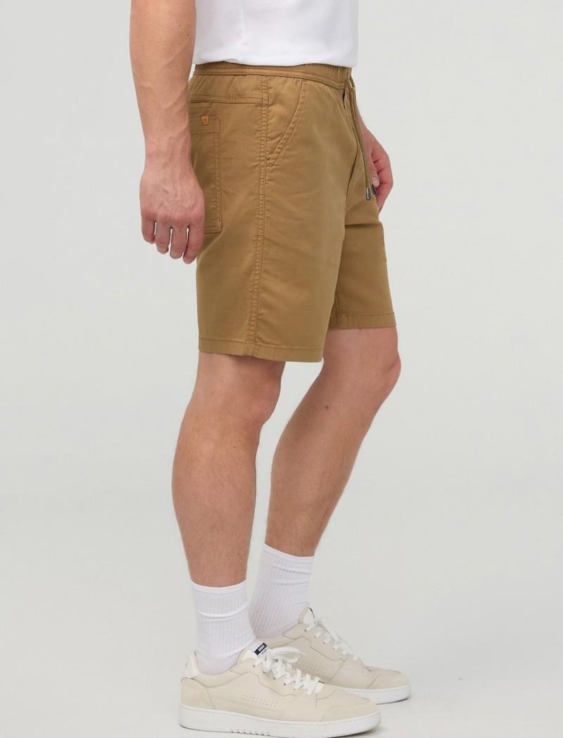 Live Lite Traveller Shorts, 8" Inseam - Mens - camel 1