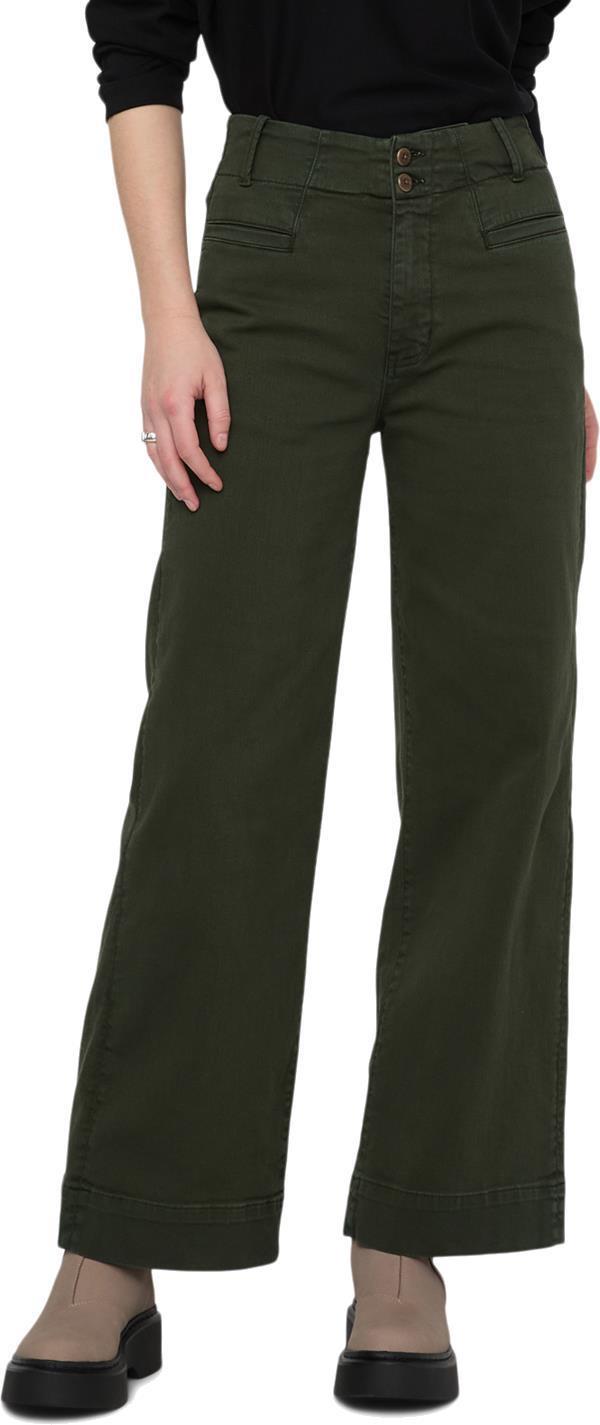 LuxTwill High Rise Trousers, 28" Inseam - Womens - Peat 1