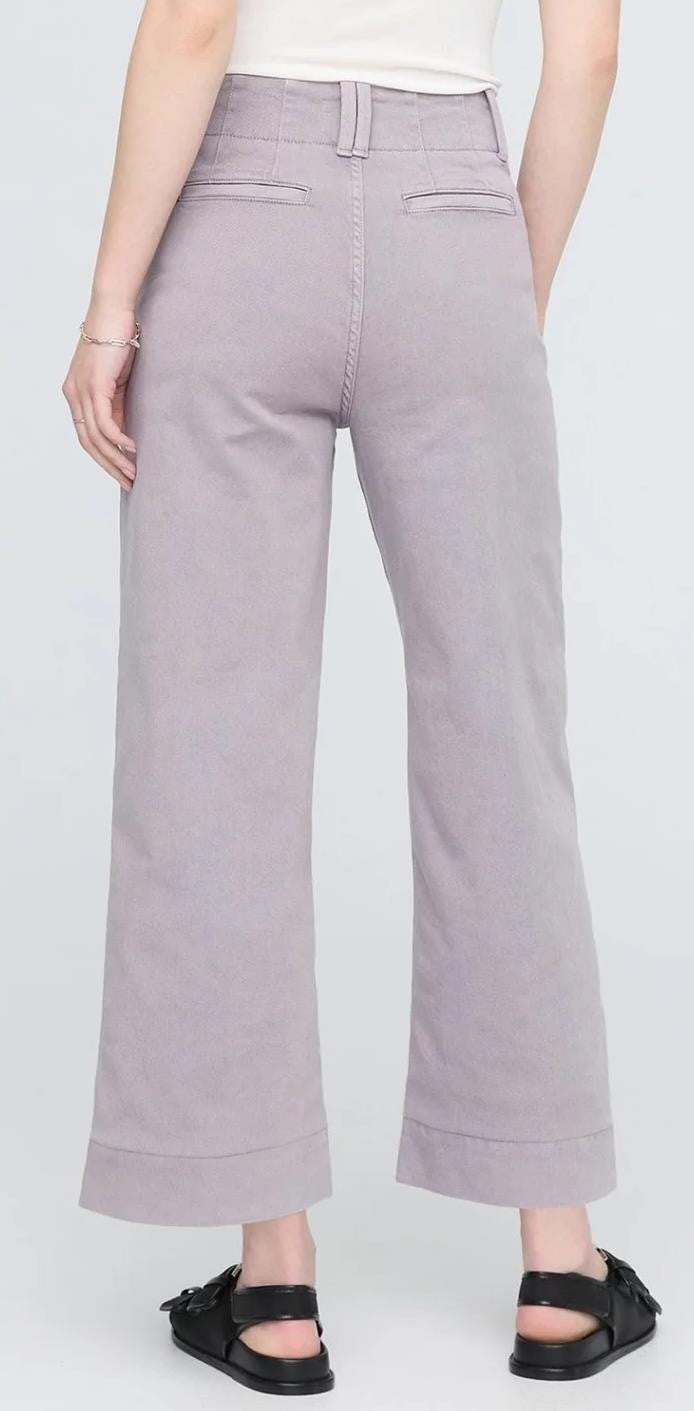 LuxTwill High Rise Trousers, 28" Inseam - Womens - ash 1