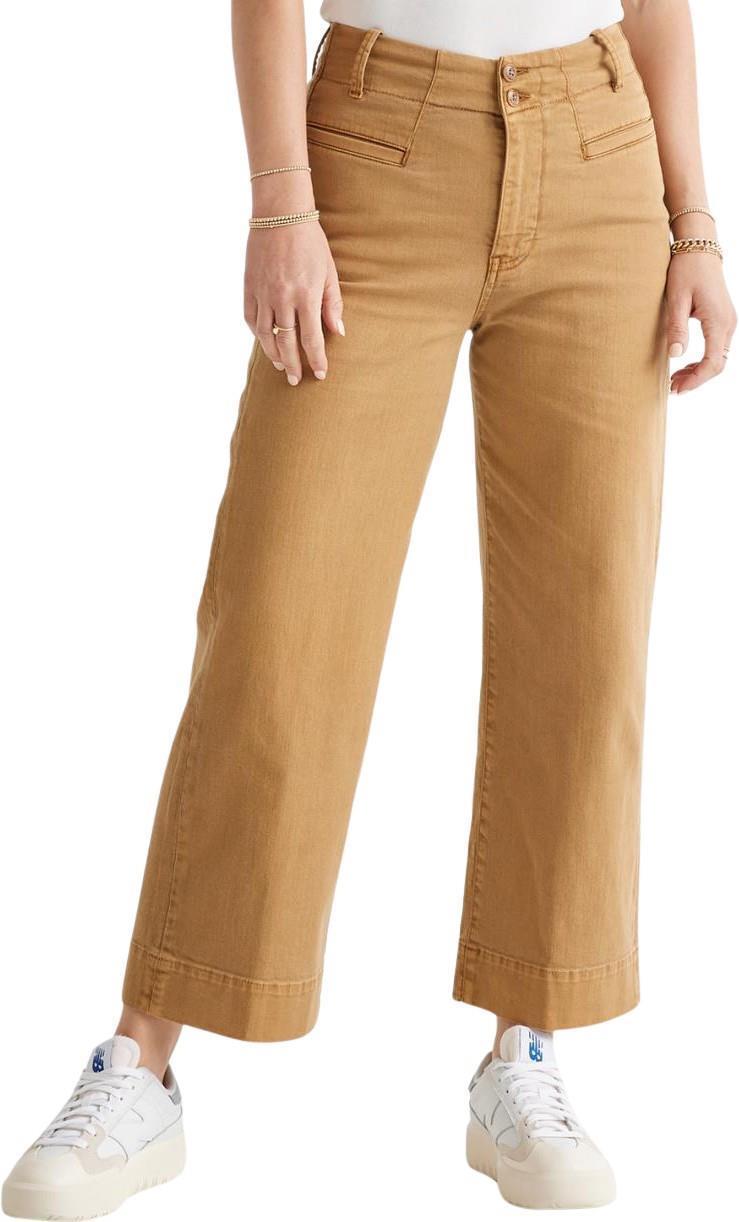 LuxTwill High Rise Trousers, 28" Inseam - Womens - camel 1