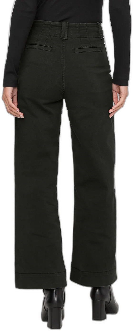 LuxTwill High Rise Trousers, 28" Inseam - Womens - evergreen 1