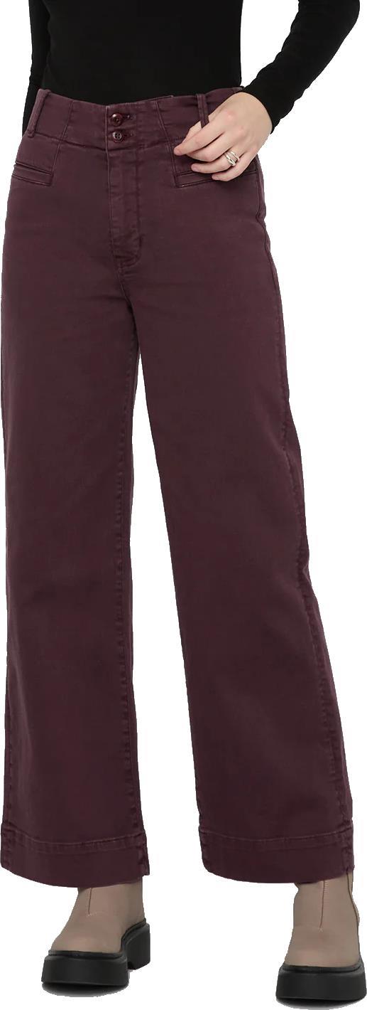LuxTwill High Rise Trousers, 28" Inseam - Womens - raisin 1