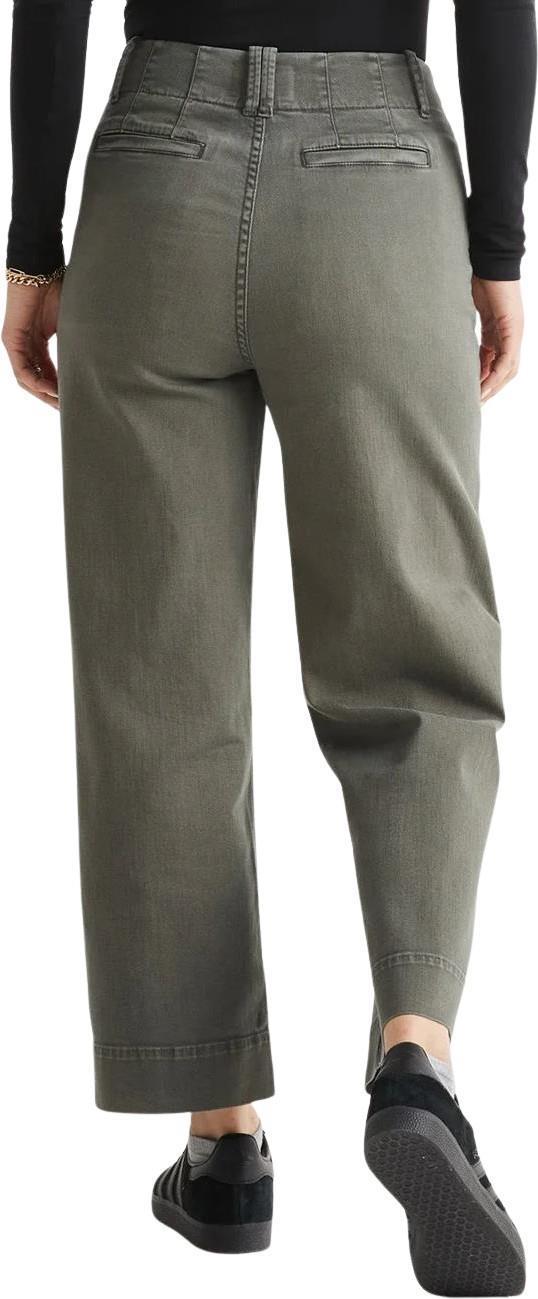 LuxTwill High Rise Trousers, 28" Inseam - Womens - thyme 1