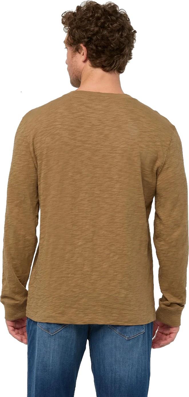 Midweight Slub Jersey LS Henley - Mens - caramel 1