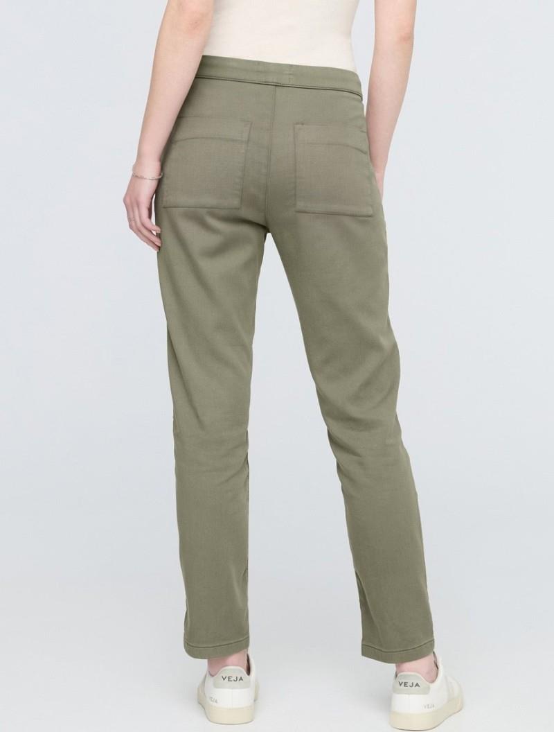 No Sweat Harbour Pants, 29" Inseam - Womens - light olive 1