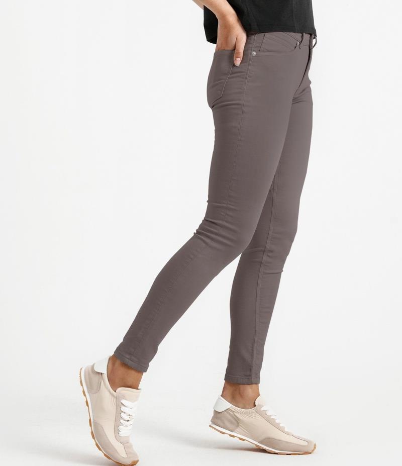 No Sweat Pants Skinny, 31" Inseam - Womens - gravity grey 1