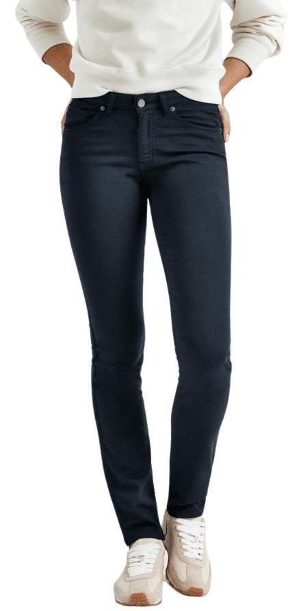 No Sweat Pants Slim Straight, 30" Inseam - Womens - Navy 1