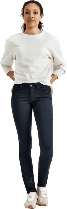 No Sweat Pants Slim Straight, 30" Inseam - Womens - Navy 2