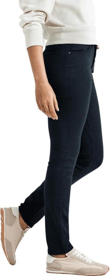 No Sweat Pants Slim Straight, 30" Inseam - Womens - Navy 3