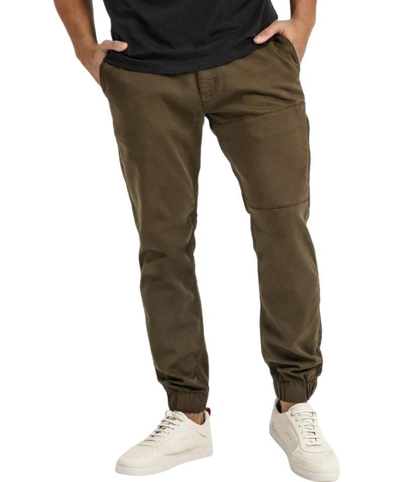 No Sweat Relaxed Joggers, 29" Inseam - Mens - Army Green 1