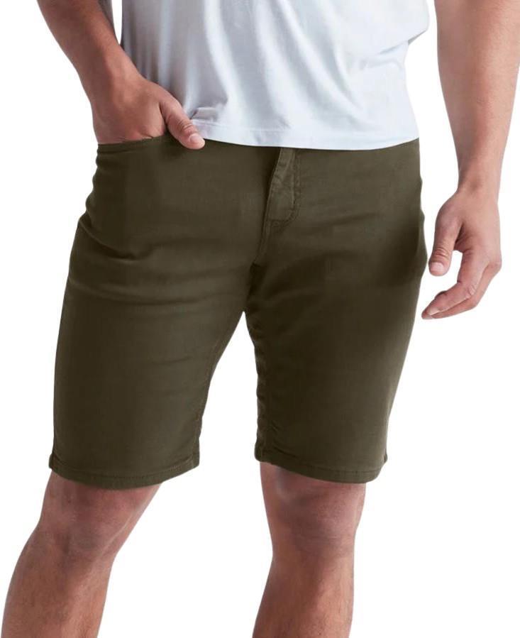 No Sweat Relaxed Shorts, 7" Inseam - Mens - army green 1