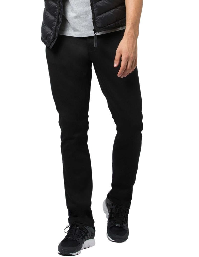No Sweat Relaxed Tapered Jeans, 32" Inseam - Mens - black 1