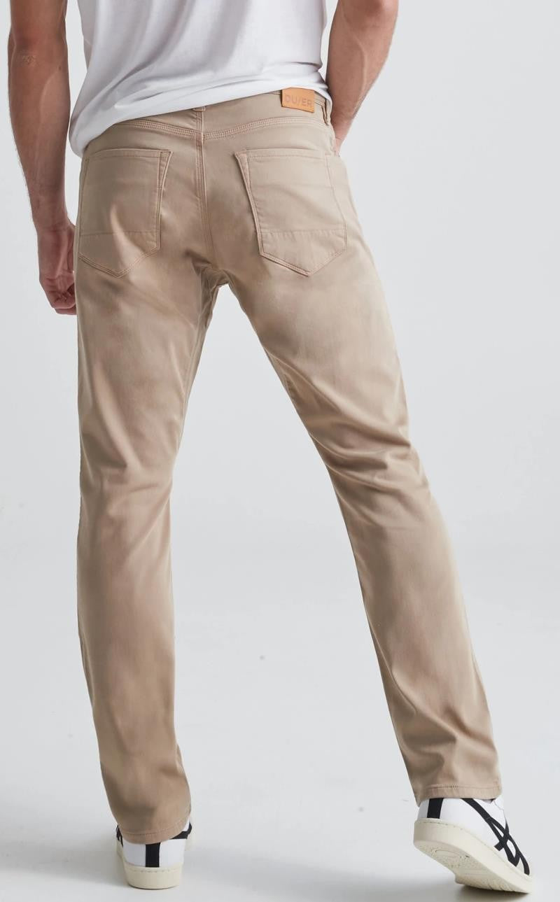 No Sweat Relaxed Tapered Jeans, 32" Inseam - Mens - desert khaki 1