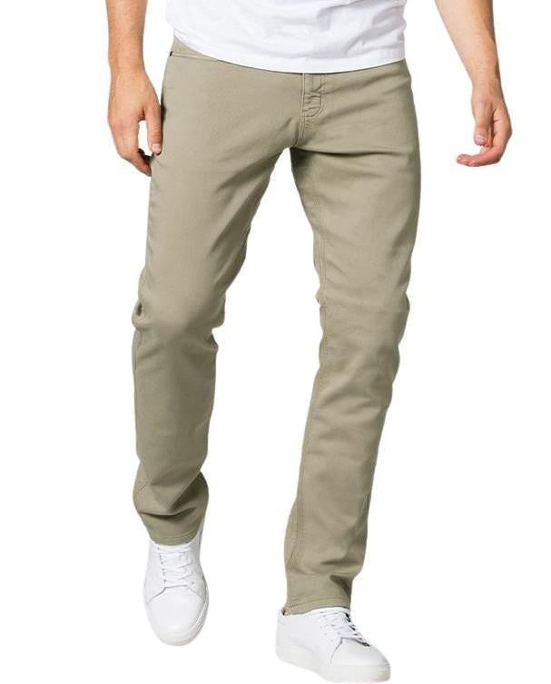 No Sweat Relaxed Tapered Jeans, 34" Inseam - Mens - light khaki 1