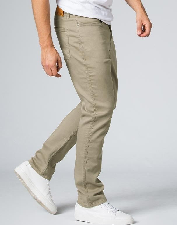 No Sweat Relaxed Tapered Jeans, 34" Inseam - Mens - light khaki 1