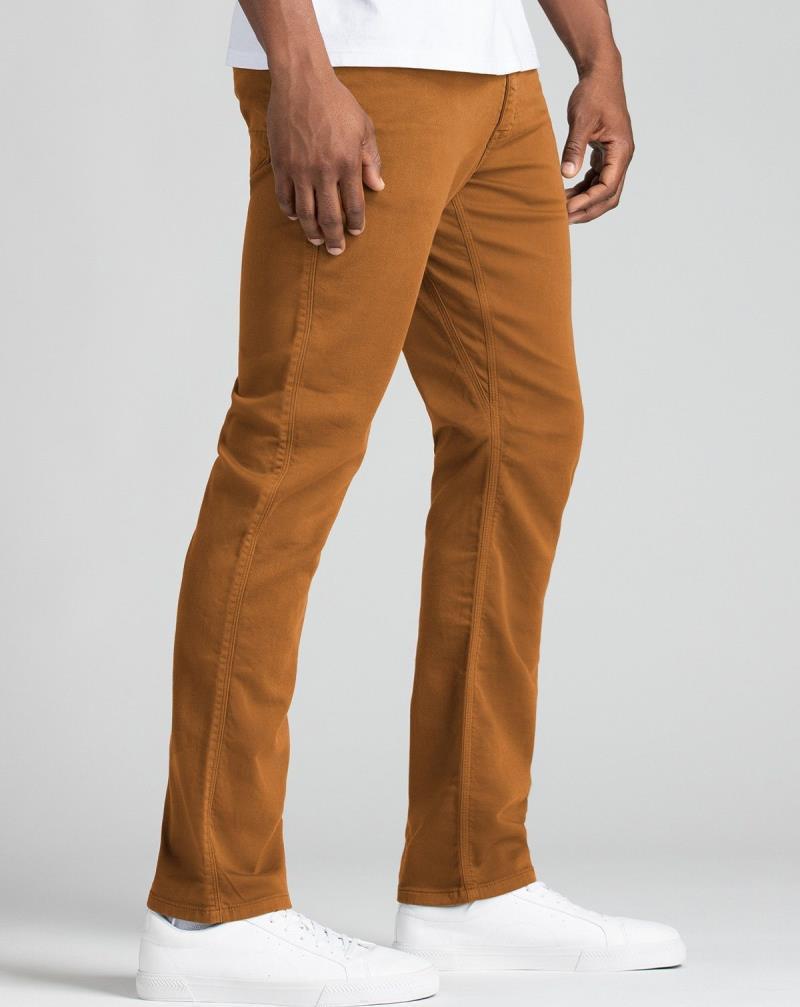 No Sweat Relaxed Tapered Pants, 30" Inseam - Mens - Amber 2