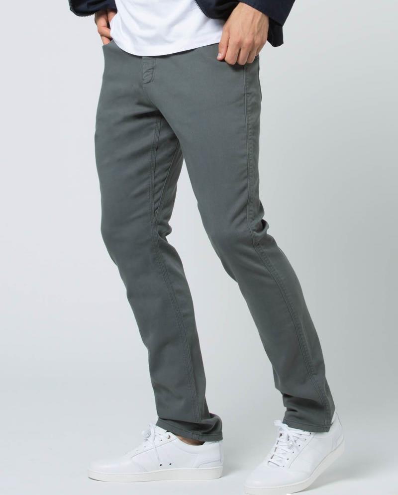 No Sweat Relaxed Tapered Pants, 30" Inseam - Mens - Gull 2