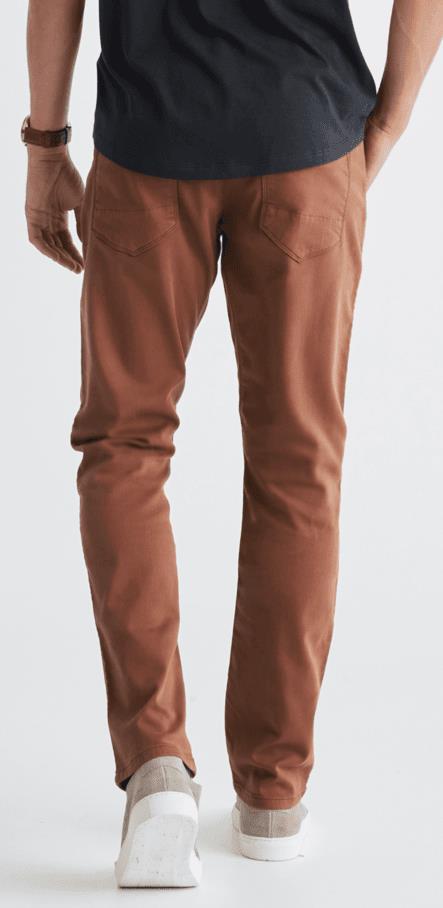 No Sweat Relaxed Tapered Pants, 30" Inseam - Mens - Tortoise Shell 2
