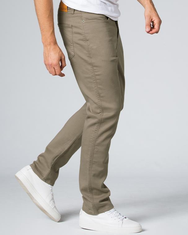 No Sweat Relaxed Tapered Pants, 32" Inseam - Mens - Light Khaki 3