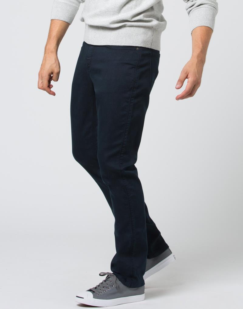 No Sweat Relaxed Tapered Pants, 32" Inseam - Mens - Navy 2