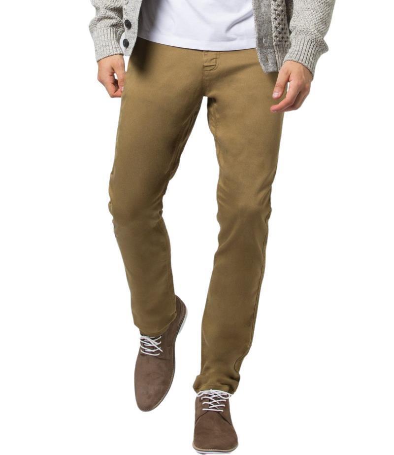 No Sweat Relaxed Tapered Pants, 32" Inseam - Mens - Tobacco 1