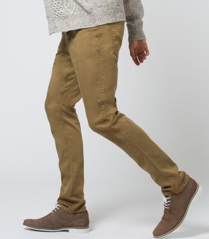 No Sweat Relaxed Tapered Pants, 32" Inseam - Mens - Tobacco 2