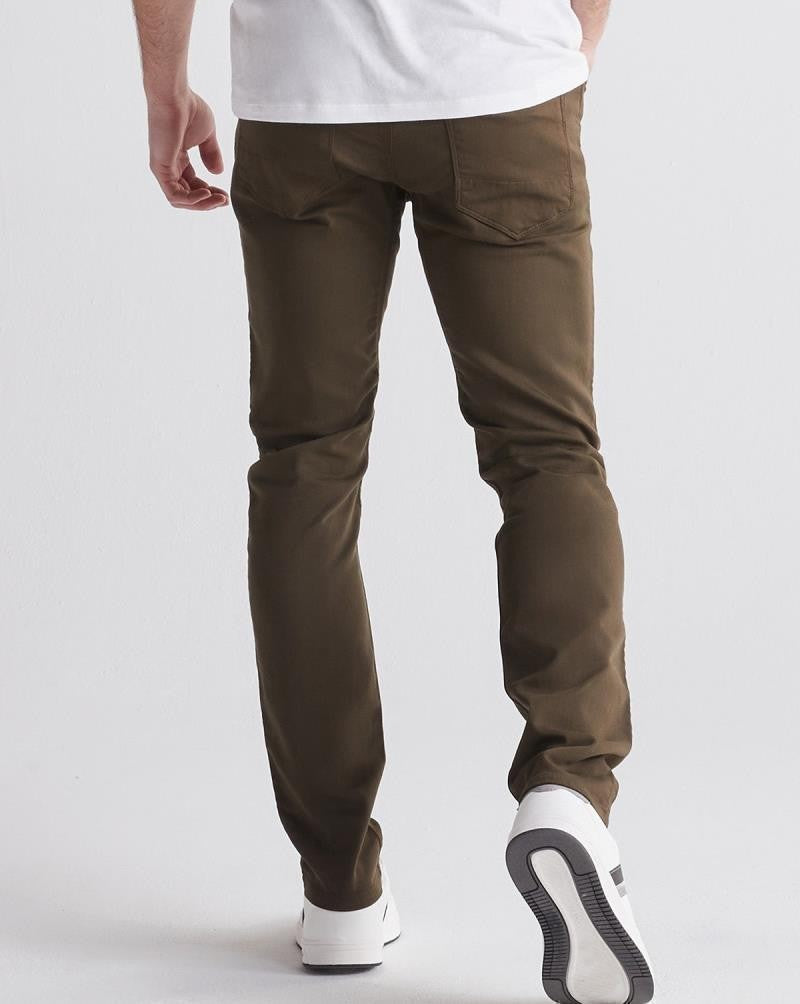 No Sweat Slim Jeans, 32" Inseam - Mens - army green 1