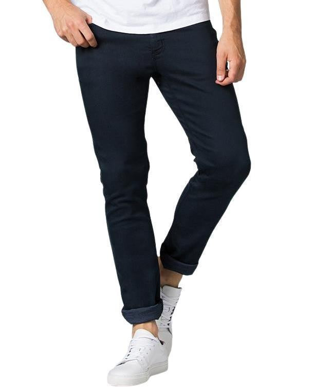 No Sweat Slim Jeans, 32" Inseam - Mens - navy 1
