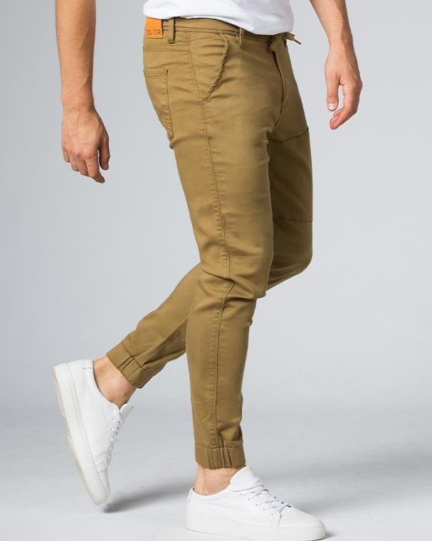 No Sweat Slim Joggers, 29" Inseam - Mens - Tobacco 2