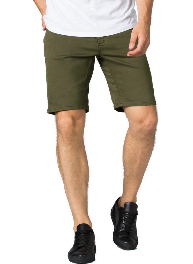 No Sweat Slim Shorts, 10" Inseam - Mens - Army Green 1