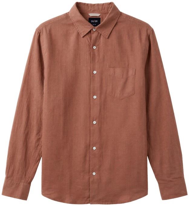NuHemp Lite Grant Shirt - Mens - aged brick 1