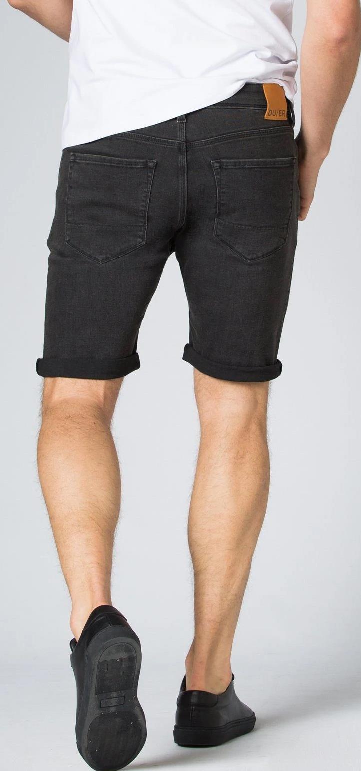 Performance Denim Commuter Shorts, 12" Inseam - Mens - volcanic 1