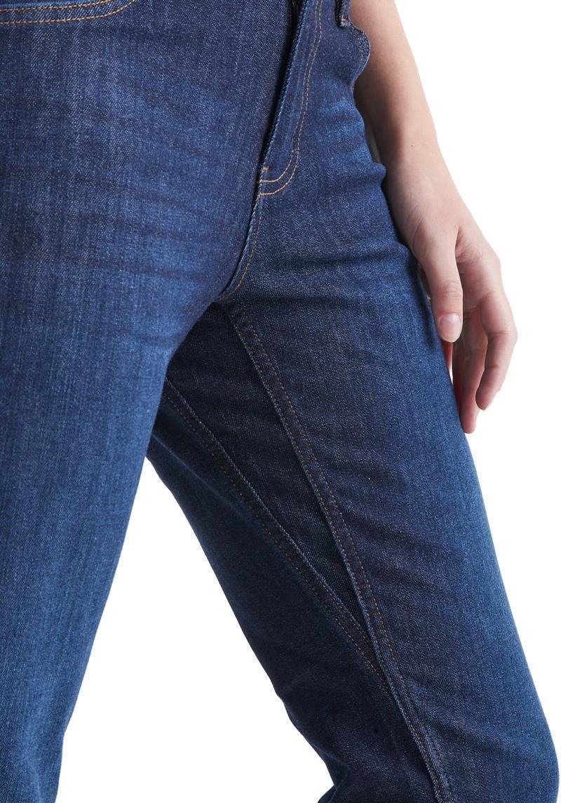 Performance Denim Girlfriend Jeans, 28" Inseam - Womens - Dark Stone 4