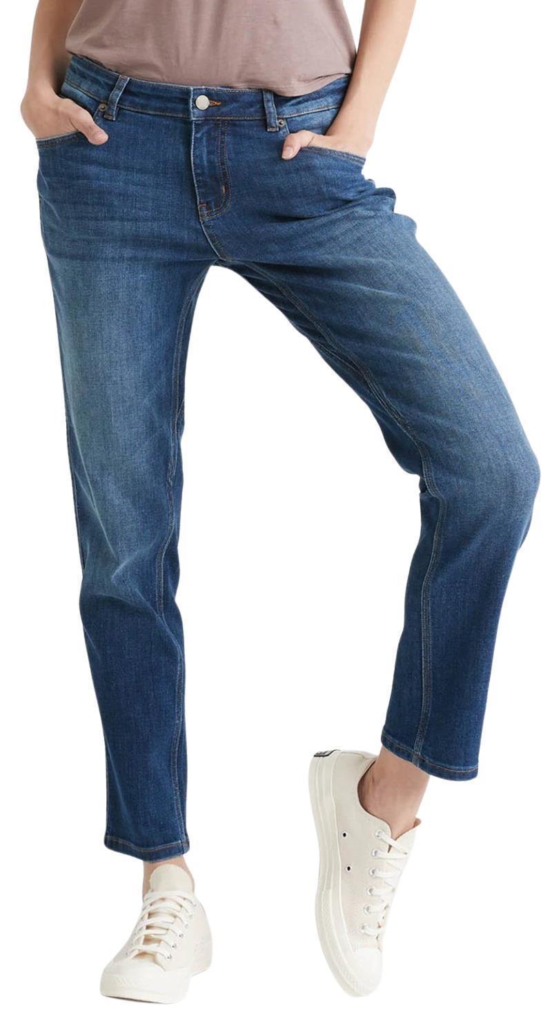 Performance Denim Girlfriend Jeans, 28" Inseam - Womens - Heritage Blue 1