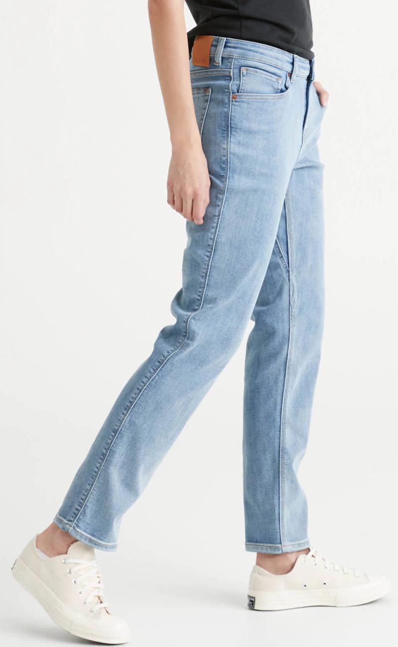 Performance Denim Girlfriend Jeans, 28" Inseam - Womens - Modern Bleach 2
