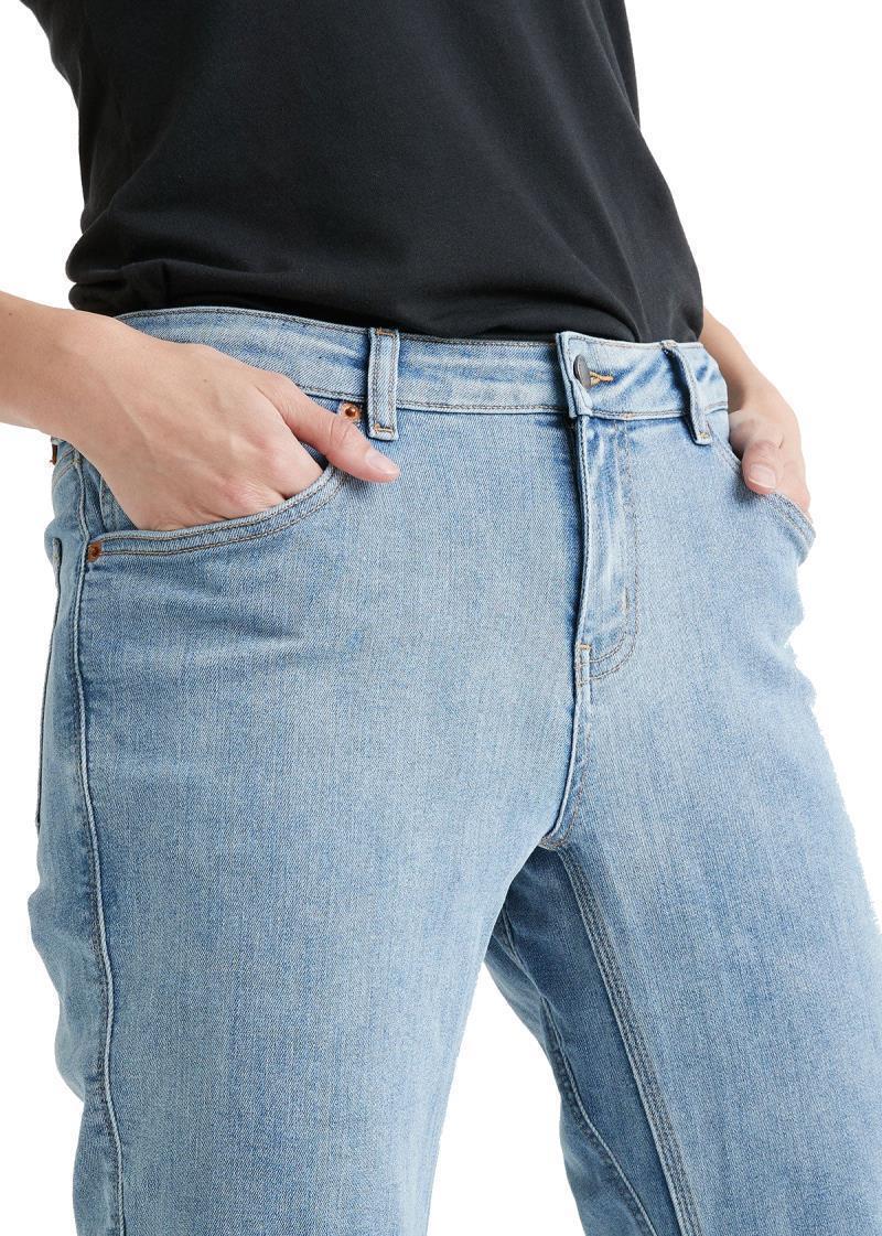 Performance Denim Girlfriend Jeans, 28" Inseam - Womens - Modern Bleach 4