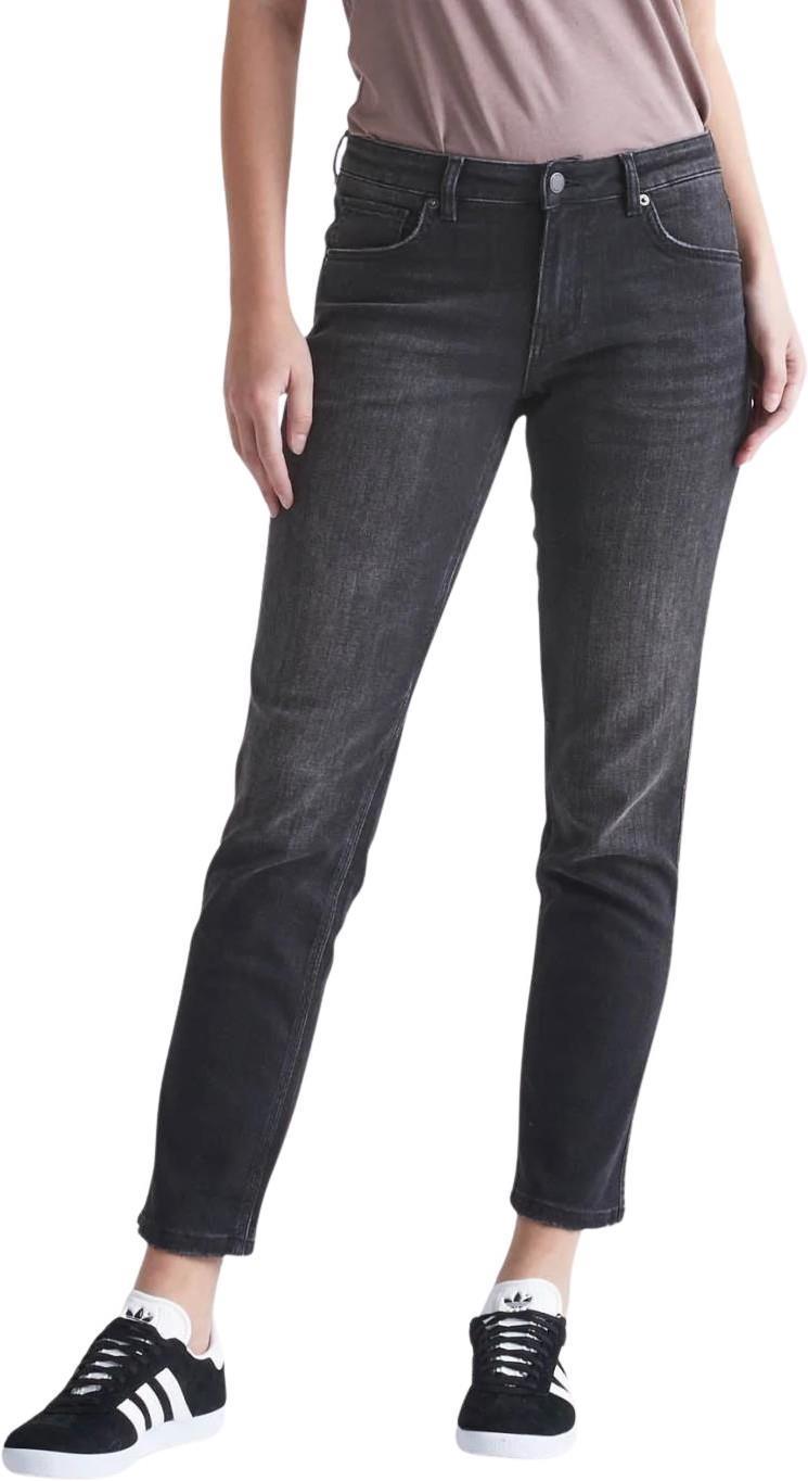 Performance Denim Girlfriend Jeans, 28" Inseam - Womens - Vintage Black 1