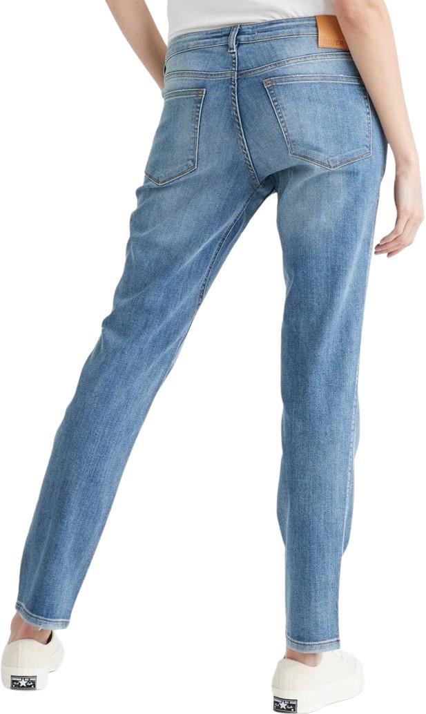 Performance Denim Girlfriend Jeans, 30" Inseam - Womens - Vintage Light Stone 3