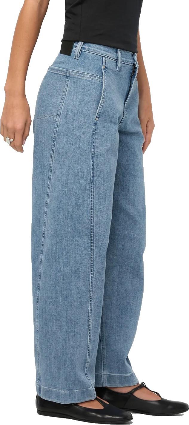 Performance Denim+ High-Rise Barrel Jeans, 30" Inseam - Womens - light stone 1