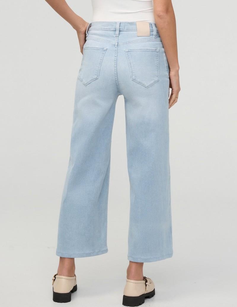 Performance Denim+ High-Rise Wide Leg Crop Pants, 26" Inseam - Womens - zephyr 1