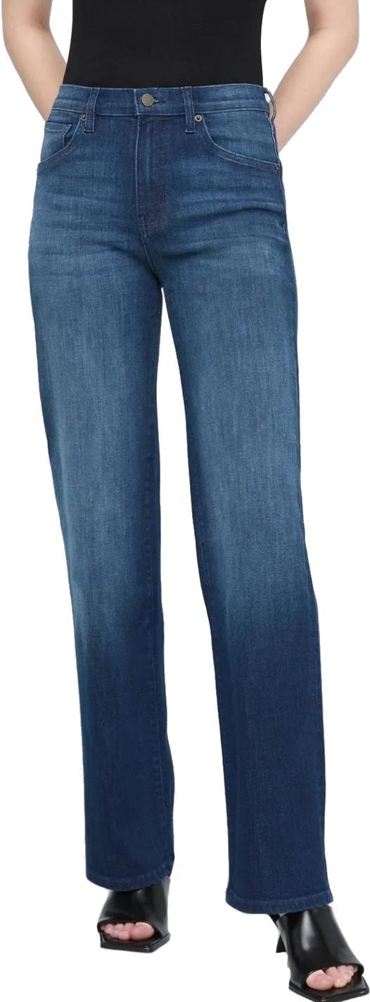 Performance Denim+ High Rise Straight Jeans, 31" Inseam - Womens - moonlight 1