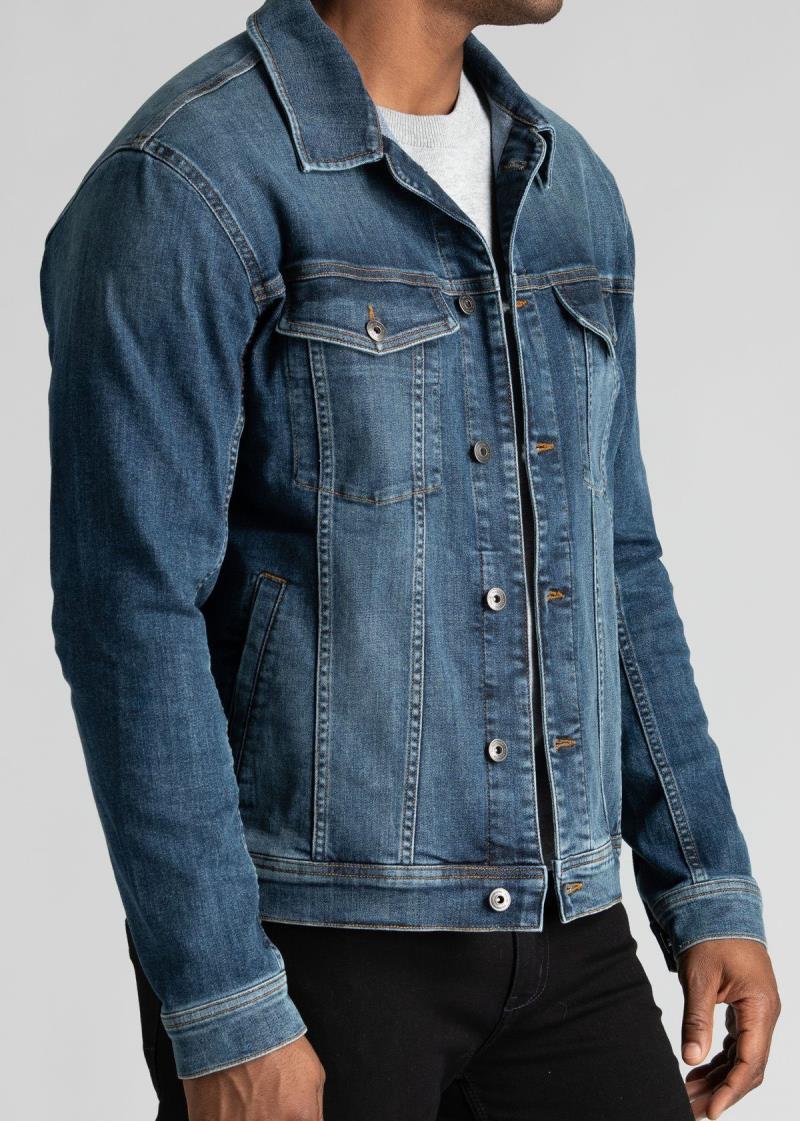 Performance Denim Jean Jacket - Mens - galactic 1