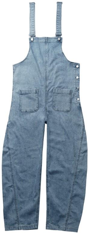 Performance Denim Kiska Overalls - Womens - light stone 1