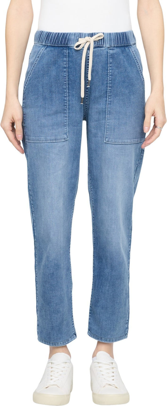 Performance Denim Lite Harbour Pants, 27" Inseam - Womens - light stone 1