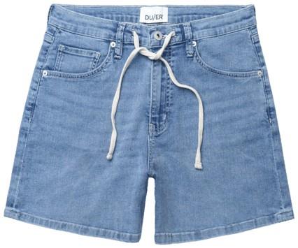Performance Denim Lite Lida Shorts, 5" Inseam - Womens - light stone 1