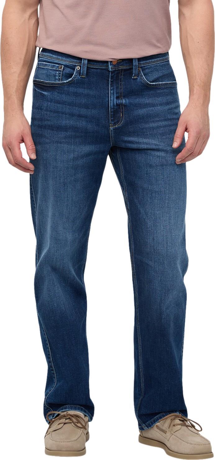 Performance Denim+ Relaxed Straight Jeans, 34" Inseam - Mens - prairie indigo 1