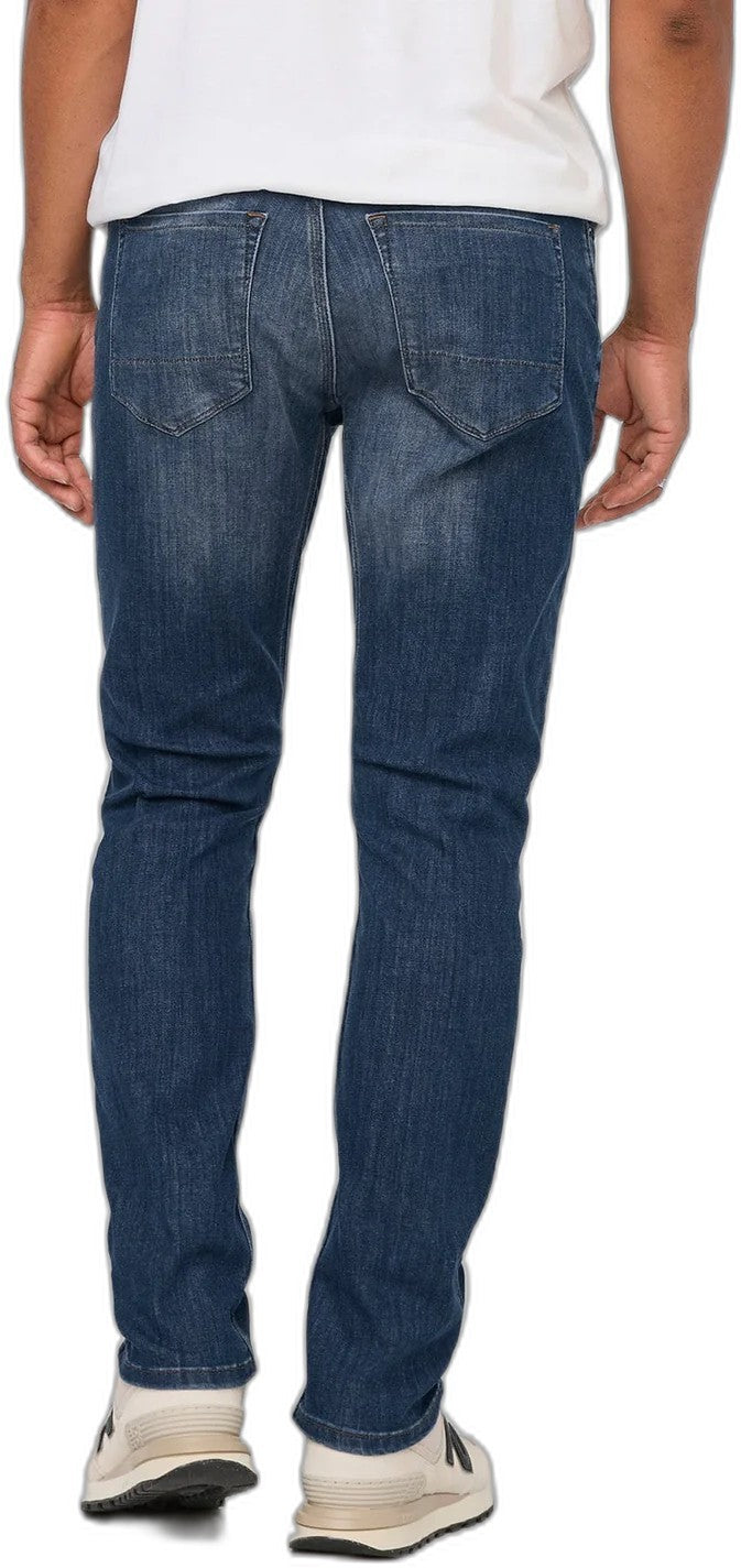 Performance Denim Relaxed Tapered Jeans, 30" Inseam - Mens - galactic 1